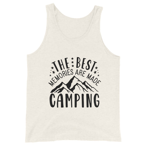 The Best Memories Are Made Camping Unisex Tank Tops