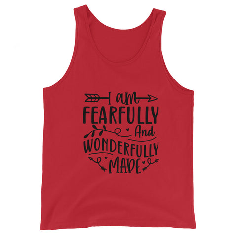 Im Fearfully And Wonderfully Made Unisex Tank Tops