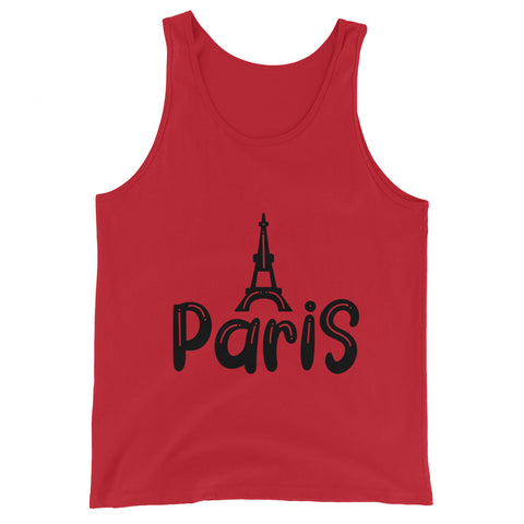 Paris Unisex Tank Tops