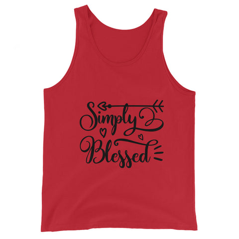 Simply Blessed Unisex Tank Tops