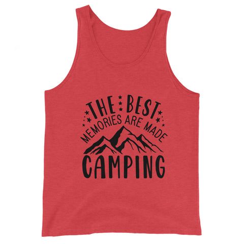 The Best Memories Are Made Camping Unisex Tank Tops