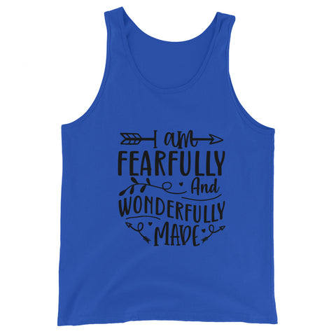 Im Fearfully And Wonderfully Made Unisex Tank Tops