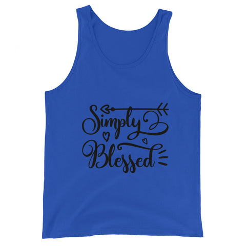 Simply Blessed Unisex Tank Tops