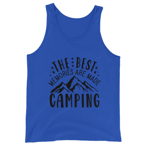 The Best Memories Are Made Camping Unisex Tank Tops