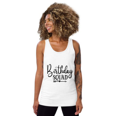 Birthday Squad Unisex Tank Tops