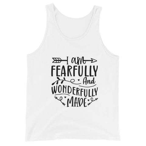 Im Fearfully And Wonderfully Made Unisex Tank Tops