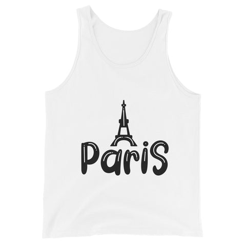Paris Unisex Tank Tops