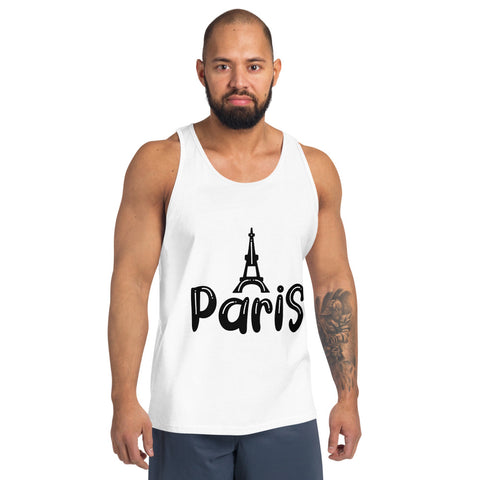 Paris Unisex Tank Tops