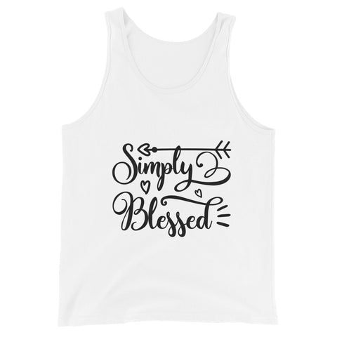 Simply Blessed Unisex Tank Tops