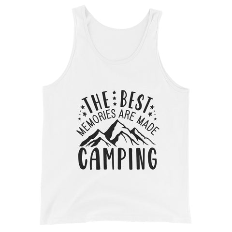 The Best Memories Are Made Camping Unisex Tank Tops