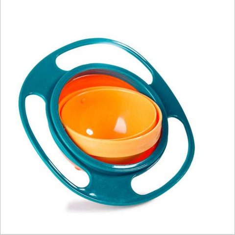 360 Rotating Kid-Proof Gyro Spill Bowl