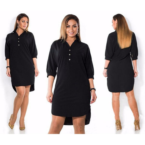 Summer Formal Midi Shirt Dress