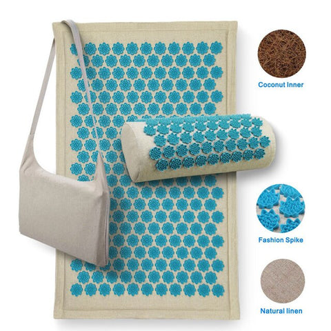 Acupressure Mat Set Back Body Massage Mat with Pillow