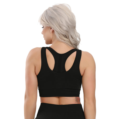 Gym Sport Bra Yoga Shirts Solid Tank Top