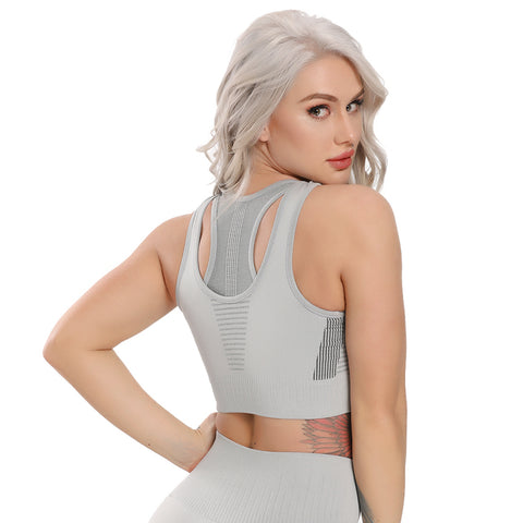 Gym Sport Bra Yoga Shirts Solid Tank Top