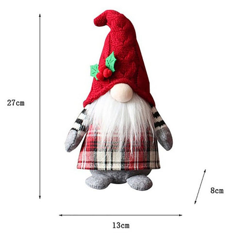 Christmas Faceless Gnome Santa Doll