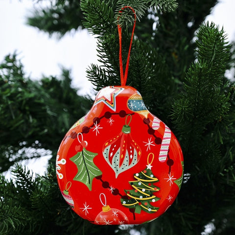 Christmas Decor Ball Candy Jar Storage Xmas Tree