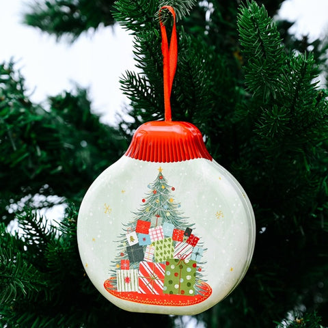 Christmas Decor Ball Candy Jar Storage Xmas Tree