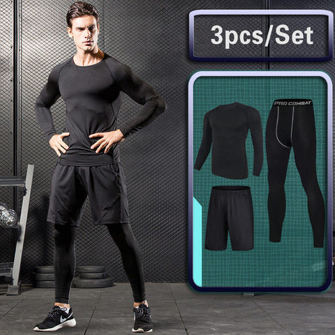 Men's Compression Sportswear Gym Suits