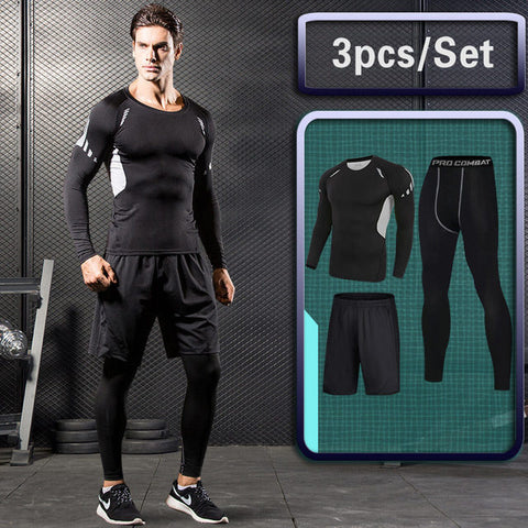 Men's Compression Sportswear Gym Suits
