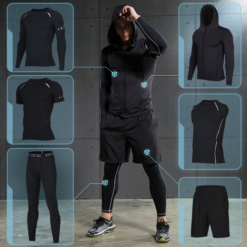 Men's 3-Piece Quick-Dry Workout Set