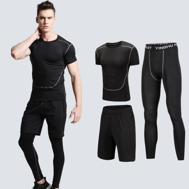 Men's 3-Piece Quick-Dry Workout Set