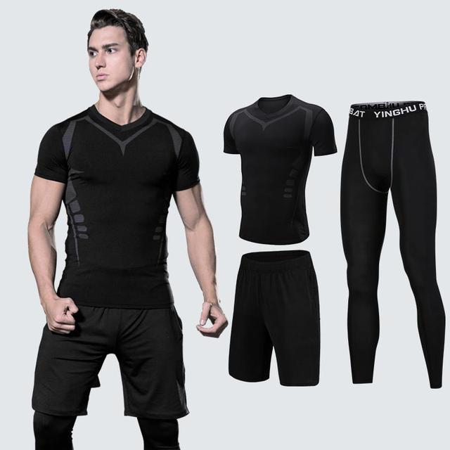 Men's 3-Piece Quick-Dry Workout Set