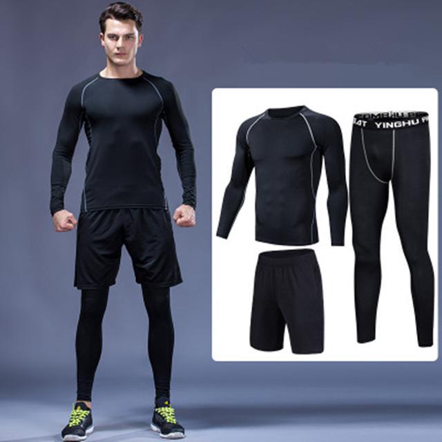 Men's 3-Piece Quick-Dry Workout Set