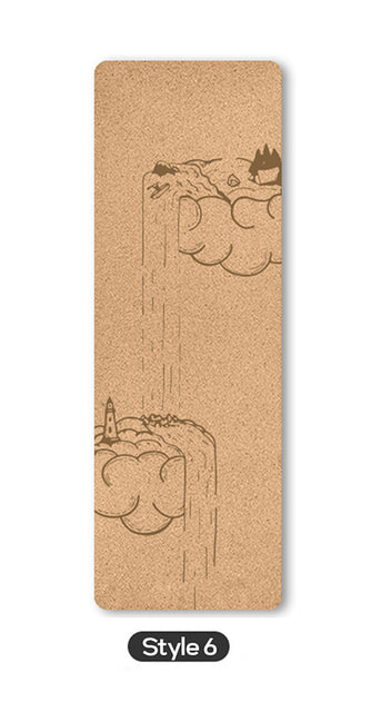 Natural Cork TPE Yoga Mats