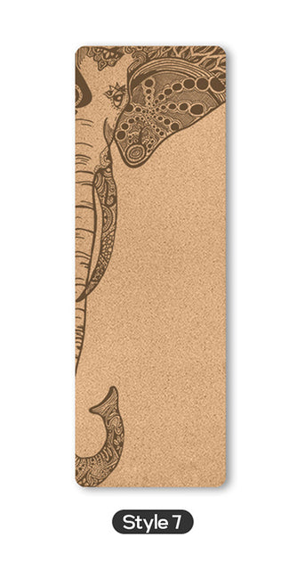Natural Cork TPE Yoga Mats