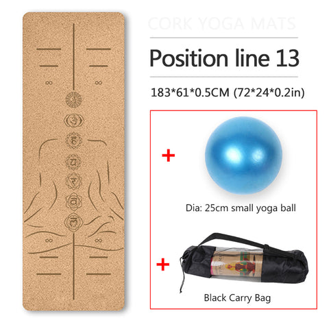 Natural Cork TPE Yoga Mats