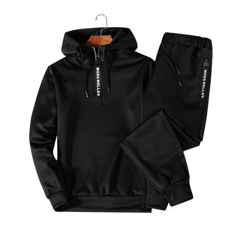 Men's Tracksuit Hooded Sweatshirt + Suit