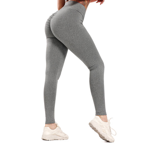 Seamless Yoga Set Leggings + Short Sleeve Shirts