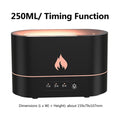 Flame Effect Aroma Diffuser, 250ml Oval with Timer
