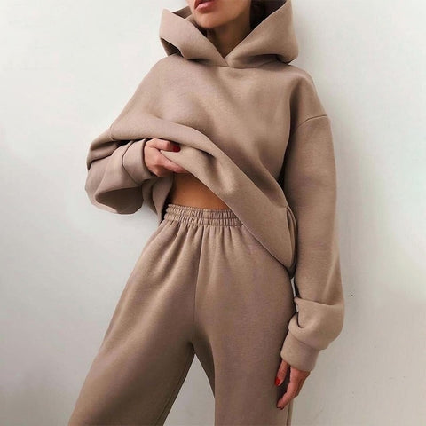 Women Hoodie Sweatshirts And Long Pant