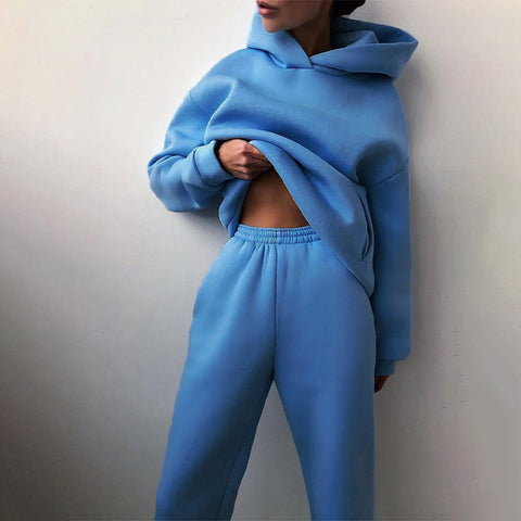 Women Hoodie Sweatshirts And Long Pant