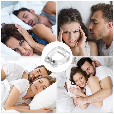 Silicone Magnetic Anti Snore Nose Clip