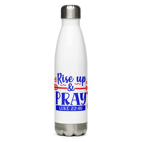 Rise Up And Pray Water Bottle