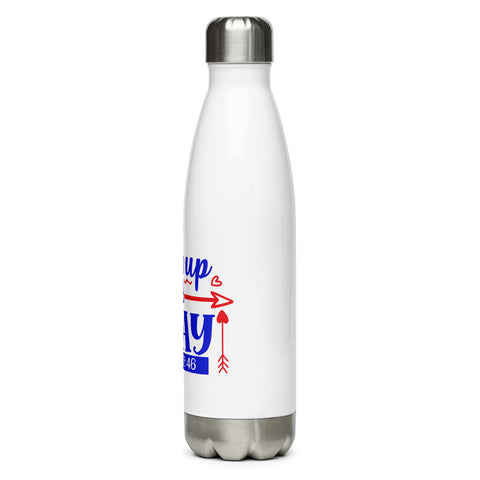 Rise Up And Pray Water Bottle