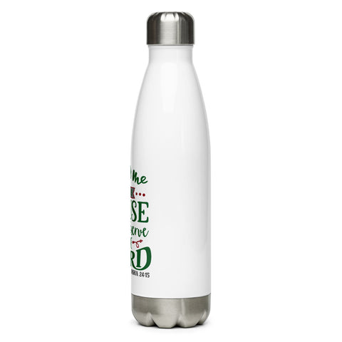 As For Me And My House Water Bottle