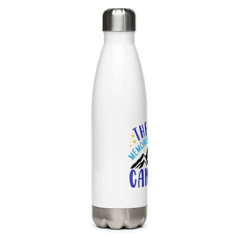 The Best Memories Are Made Camping Water Bottle