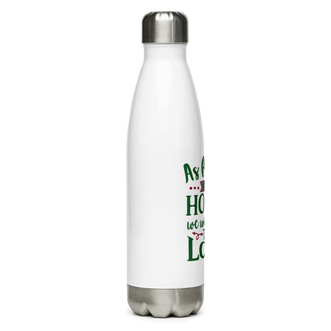 As For Me And My House Water Bottle