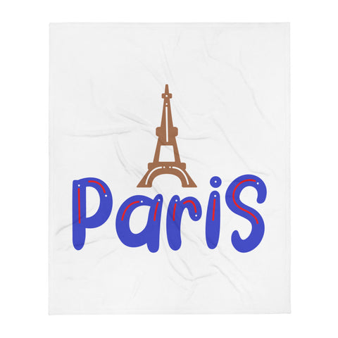 Paris Throw Blanket