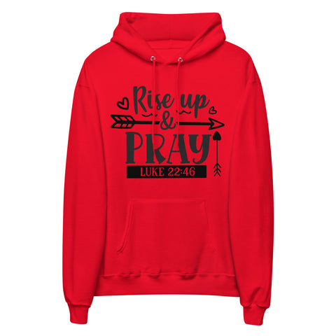 Rise Up And Pray Unisex Fleece Hoodie