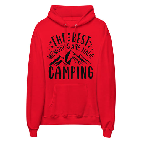 The Best Memories Are Made Camping Unisex Fleece Hoodie