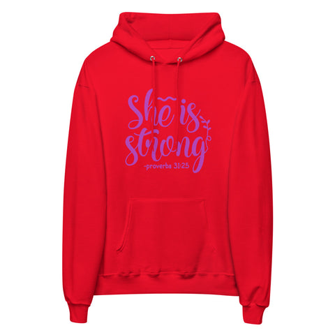 Strong Unisex Fleece Hoodie