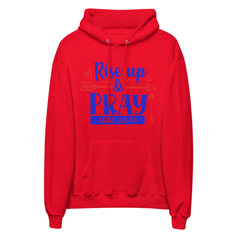 Rise Up And Pray Unisex fleece hoodie