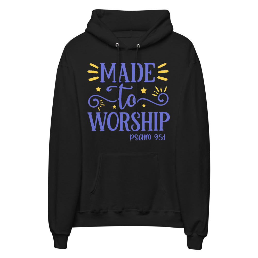 Worship Unisex Fleece Hoodie