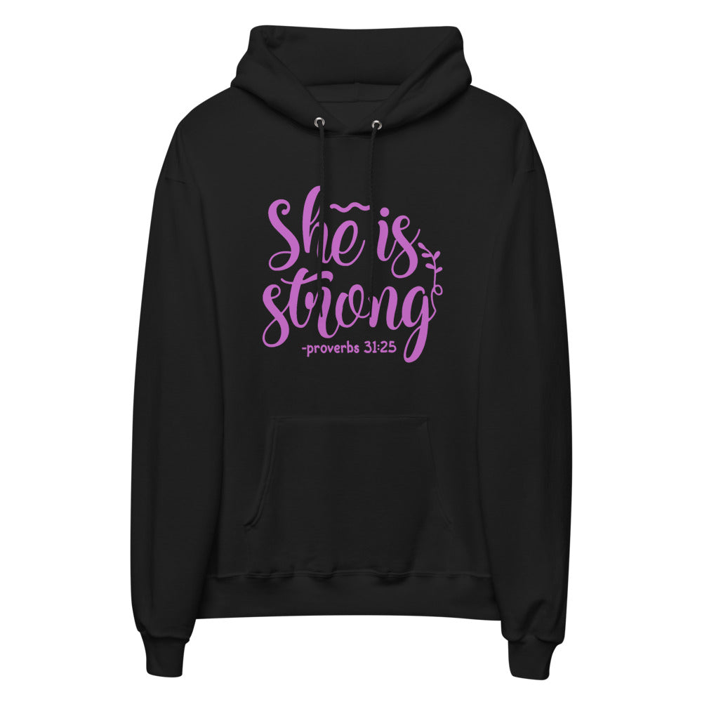 Strong Unisex Fleece Hoodie