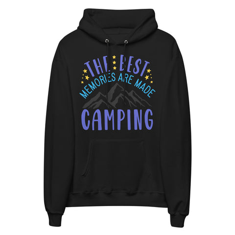 The Best Memories Are Made Camping Unisex fleece hoodie
